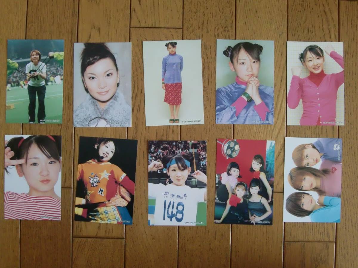 Amazon.co.jp: 古い駄菓子屋ブロマイドモーニング娘。初期メンバー40